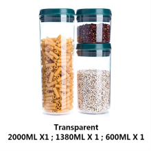 Clear Plastic Jar For Home Food Storage